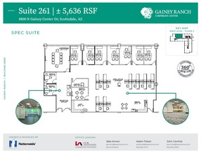 8800 N Gainey Center Dr, Scottsdale, AZ à louer Plan d’étage– Image 1 sur 1