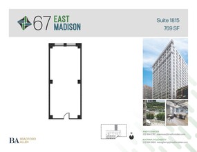 67 E Madison St, Chicago, IL à louer Plan d’étage– Image 1 sur 1