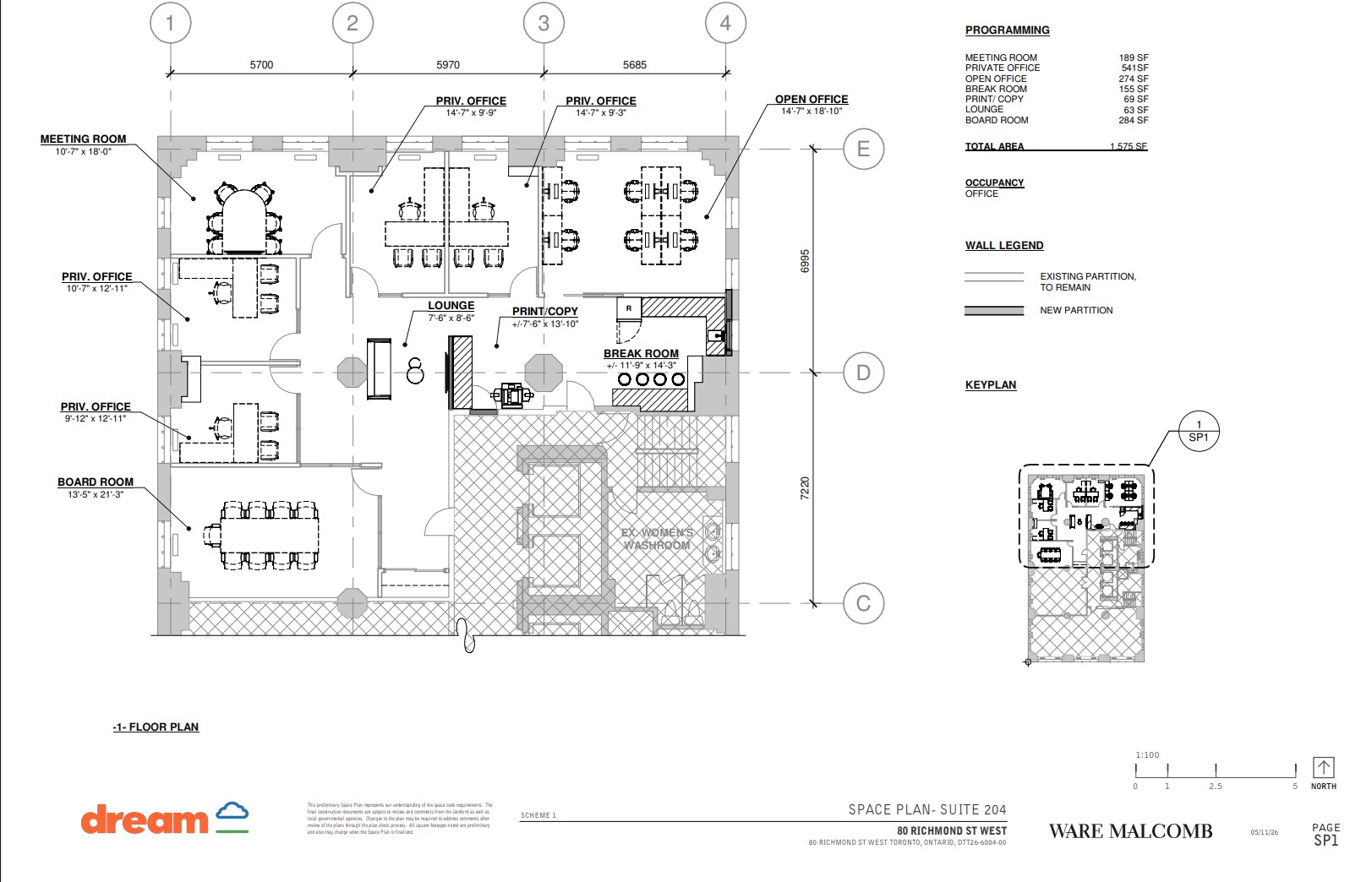 80 Richmond St W, Toronto, ON à louer Plan d’étage– Image 1 sur 1