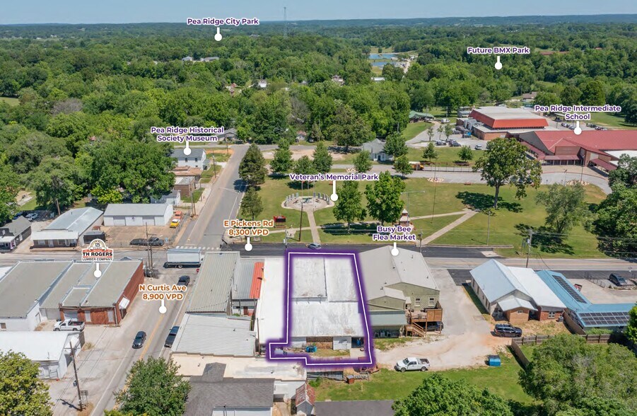 209-215 E Pickens Rd, Pea Ridge, AR à vendre - Photo de l’immeuble – Image 2 sur 13