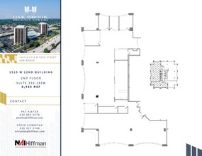 1415 W 22nd St, Oak Brook, IL à louer Plan d’étage– Image 2 sur 2