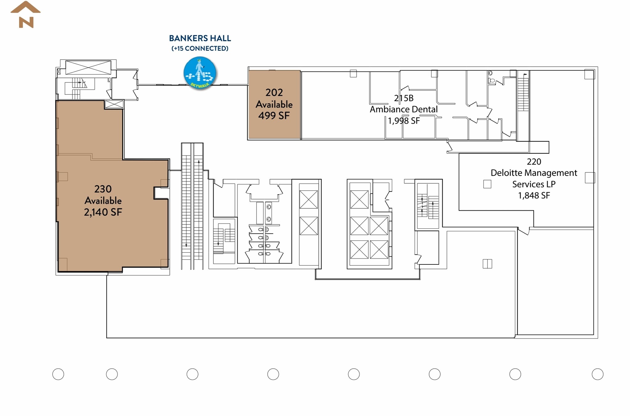 850 2nd St SW, Calgary, AB à louer Plan d’étage– Image 1 sur 1