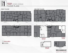 1321 Howe Ave, Sacramento, CA à louer Plan d’étage– Image 1 sur 1