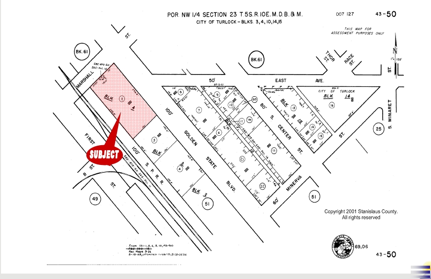 335-377 S Golden State Blvd, Turlock, CA à louer - Plan cadastral – Image 2 sur 14