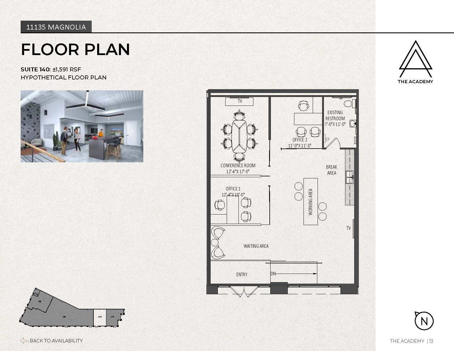 5200 Lankershim Blvd, North Hollywood, CA à louer Plan d’étage– Image 1 sur 1