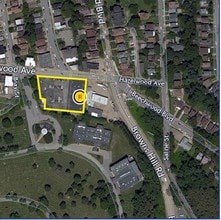 826-830 Hazelwood Ave, Pittsburgh, PA - VUE AÉRIENNE  vue de carte