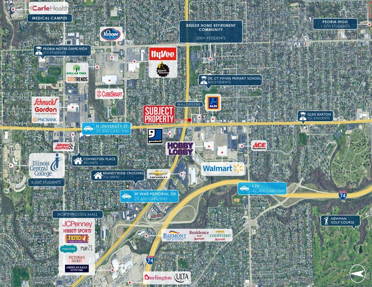 3628 N. University St., Peoria, IL à vendre - Photo de l’immeuble – Image 2 sur 6