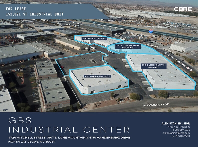 3917 E Lone Mountain Rd, North Las Vegas, NV à louer - Aérien – Image 1 sur 2