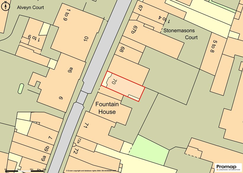 70 Parchment St, Winchester à louer - Plan de site – Image 3 sur 7