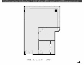 21301 Powerline Rd, Boca Raton, FL à louer Plan d’étage– Image 1 sur 1