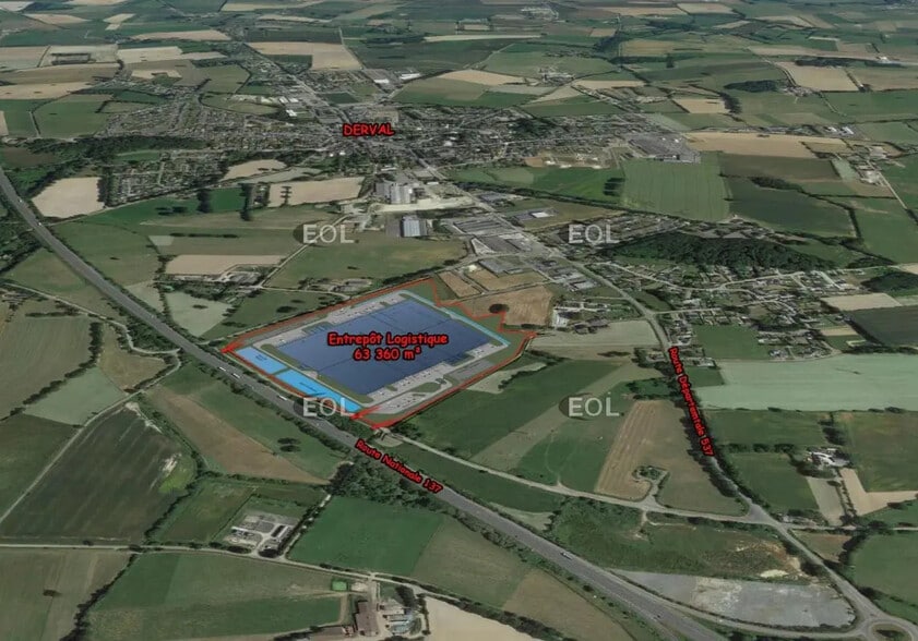 Route Des Carriers, Derval à louer - Aérien – Image 2 sur 3