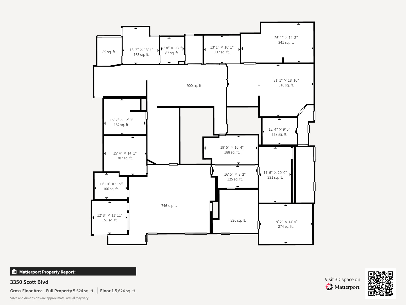 3350 Scott Blvd, Santa Clara, CA à louer Plan d’étage– Image 1 sur 1
