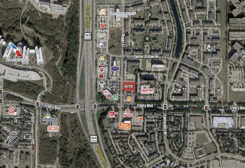 Hwy 360 & Trinity Blvd, Fort Worth, TX à louer - Aérien – Image 2 sur 3