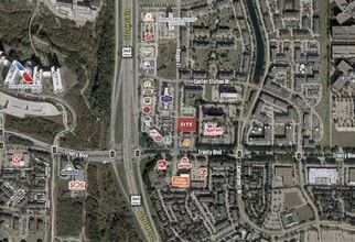 Hwy 360 & Trinity Blvd, Fort Worth, TX - VUE AÉRIENNE  vue de carte