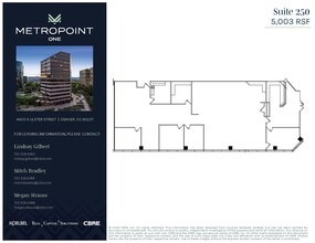 4600 S Ulster St, Denver, CO à louer Plan d’étage– Image 1 sur 1