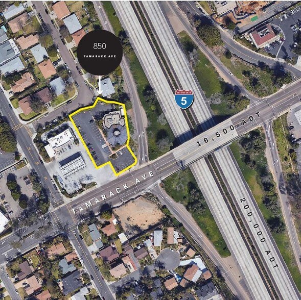 850 Tamarack Ave, Carlsbad, CA à louer - Aérien – Image 2 sur 4