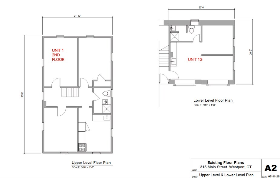 315 Main St, Westport, CT à louer - Plan d’étage – Image 3 sur 11