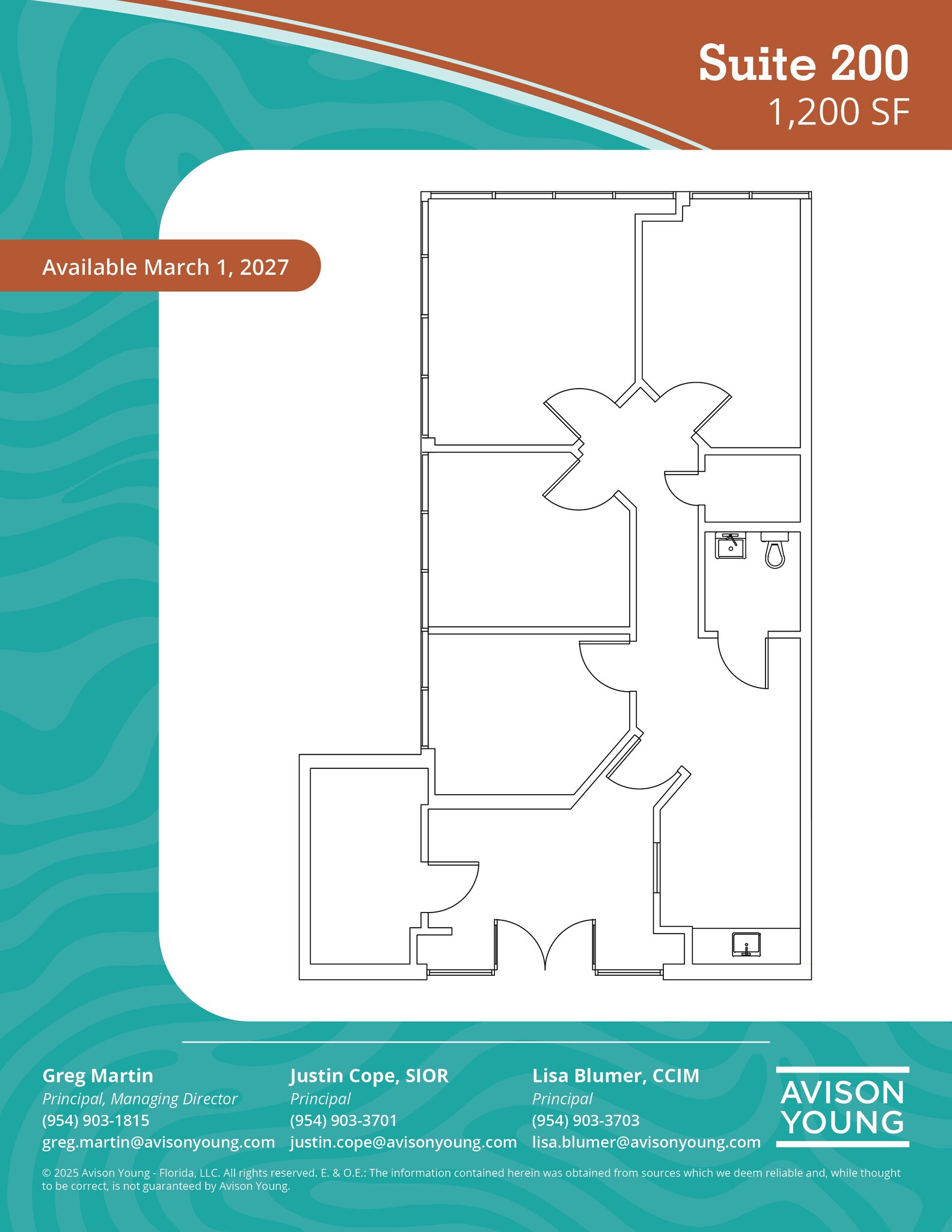 1625 N Commerce Pky, Weston, FL à louer Plan d’étage– Image 1 sur 1