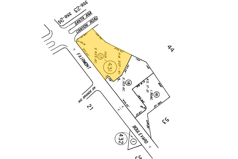 100-168 S Fairmont Blvd, Anaheim, CA à louer - Plan cadastral – Image 3 sur 10