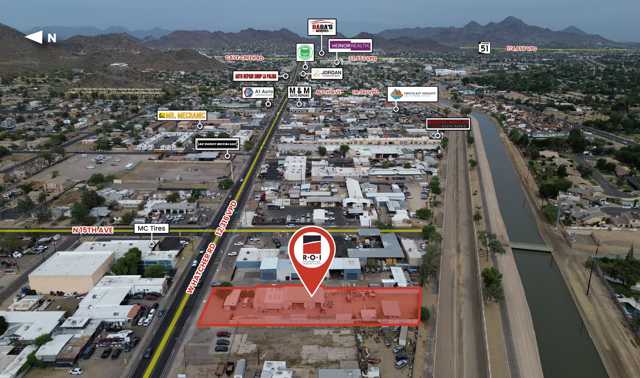 1525 Hatcher Road, Phoenix, AZ à vendre Photo principale– Image 1 sur 16