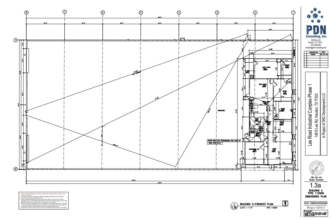 14815 Lee Rd, Houston, TX à louer Plan d’étage– Image 1 sur 1