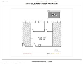 5901 W Century Blvd, Los Angeles, CA à louer Plan d’étage– Image 1 sur 1