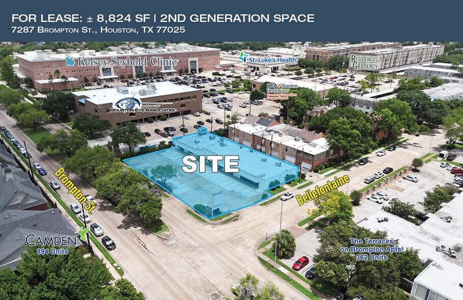 7287 Brompton St, Houston, TX à louer - Photo de l’immeuble – Image 1 sur 3