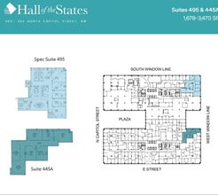 400-444 N Capitol St NW, Washington, DC à louer Plan d’étage– Image 1 sur 1