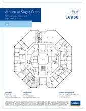 101 Southwestern Blvd, Sugar Land, TX à louer Plan d’étage– Image 1 sur 1