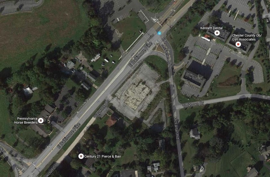 718 E Baltimore Pike, Kennett Square, PA à louer - Aérien – Image 2 sur 4