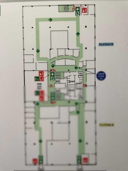Bureau dans Rouen à louer - Plan d’étage – Image 3 sur 3