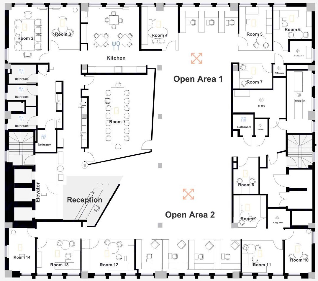 44-50 W 28th St, New York, NY à louer Plan d’étage– Image 1 sur 1