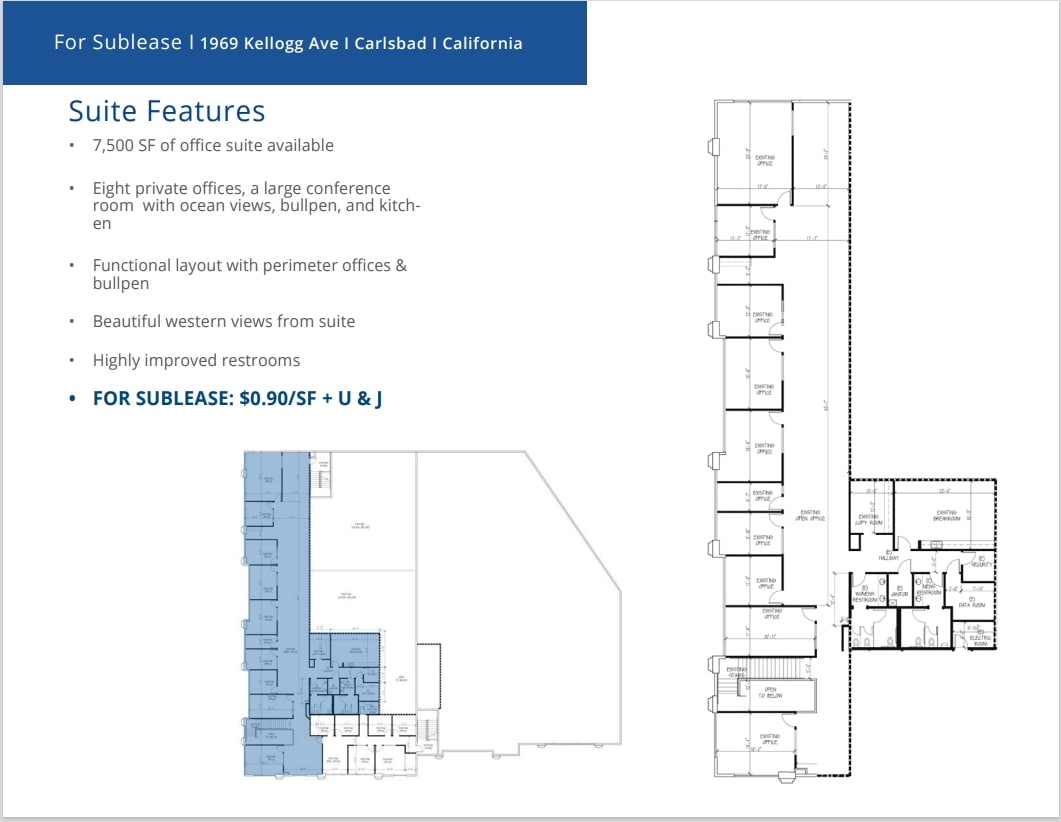 1969 Kellogg Ave, Carlsbad, CA à louer Plan d’étage– Image 1 sur 1