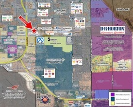 N/ NWC Ellsworth Rd & Elliot Rd, Mesa, AZ - Vue aérienne  vue de carte - Image1