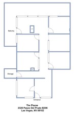 2310 Paseo Del Prado, Las Vegas, NV à louer Plan d’étage– Image 1 sur 1