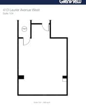 410 Laurier Ave W, Ottawa, ON à louer Plan d’étage– Image 1 sur 1