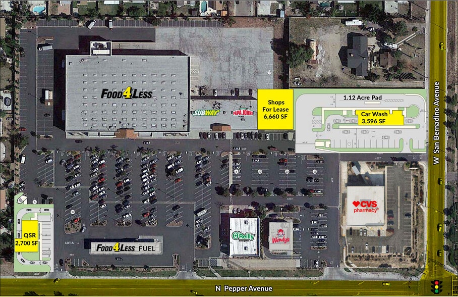 1150 N Pepper Ave, Colton, CA à louer - Plan de site – Image 2 sur 2