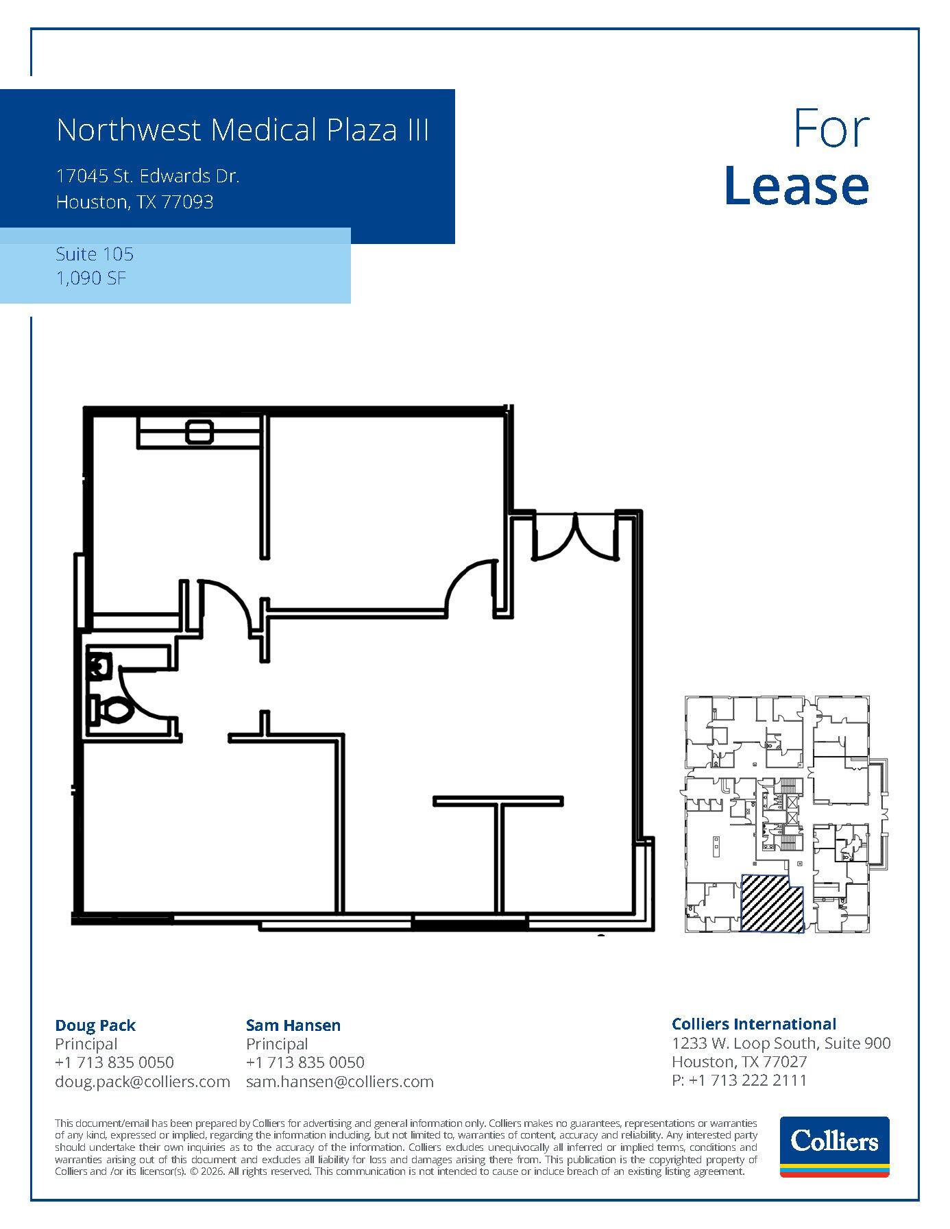 800 Peakwood Dr, Houston, TX à louer Plan d’étage– Image 1 sur 1