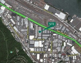 3571-3599 NW Yeon Ave, Portland, OR à louer Aérien– Image 2 sur 4