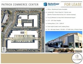 2875 E Patrick Ln, Las Vegas, NV à louer Plan de site– Image 2 sur 4