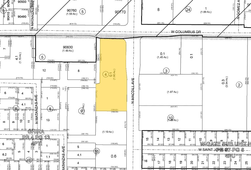 2800 N Macdill Ave, Tampa, FL à vendre - Plan cadastral – Image 2 sur 15