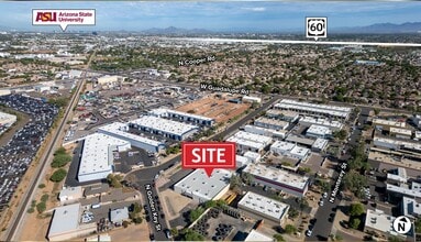701 N Golden Key St, Gilbert, AZ - Vue aérienne vue de carte