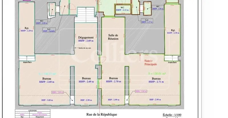 34 Rue De La Republique, Marseille à louer - Plan d’étage – Image 3 sur 3
