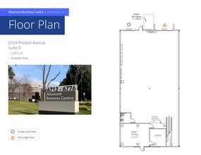 6764 Preston Ave, Livermore, CA à louer Plan d’étage– Image 1 sur 1