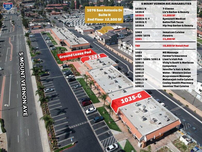 1035-1091 S Mt Vernon Ave, Colton, CA à louer - Photo de l’immeuble – Image 2 sur 7
