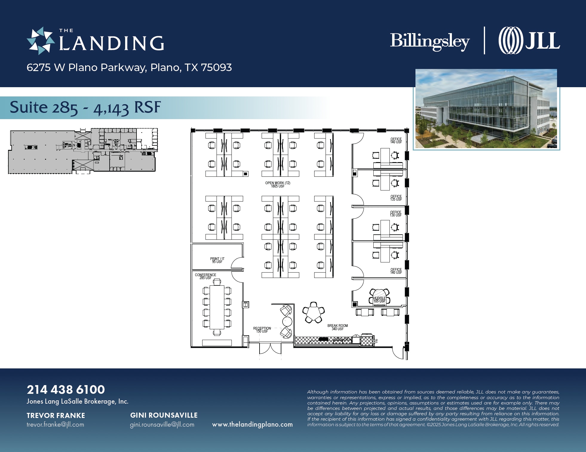 6275 W Plano Pky, Plano, TX à louer Plan d’étage– Image 1 sur 1