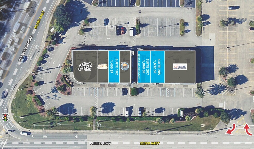 8060 Philips Hwy, Jacksonville, FL à louer - Plan de site – Image 2 sur 4