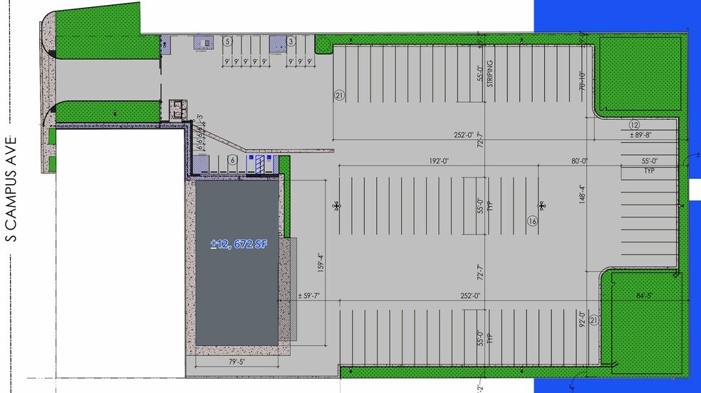 1633 S Campus Ave, Ontario, CA à louer - Plan de site – Image 3 sur 3