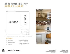 6005 Jefferson Hwy, New Orleans, LA à louer Plan de site– Image 1 sur 1