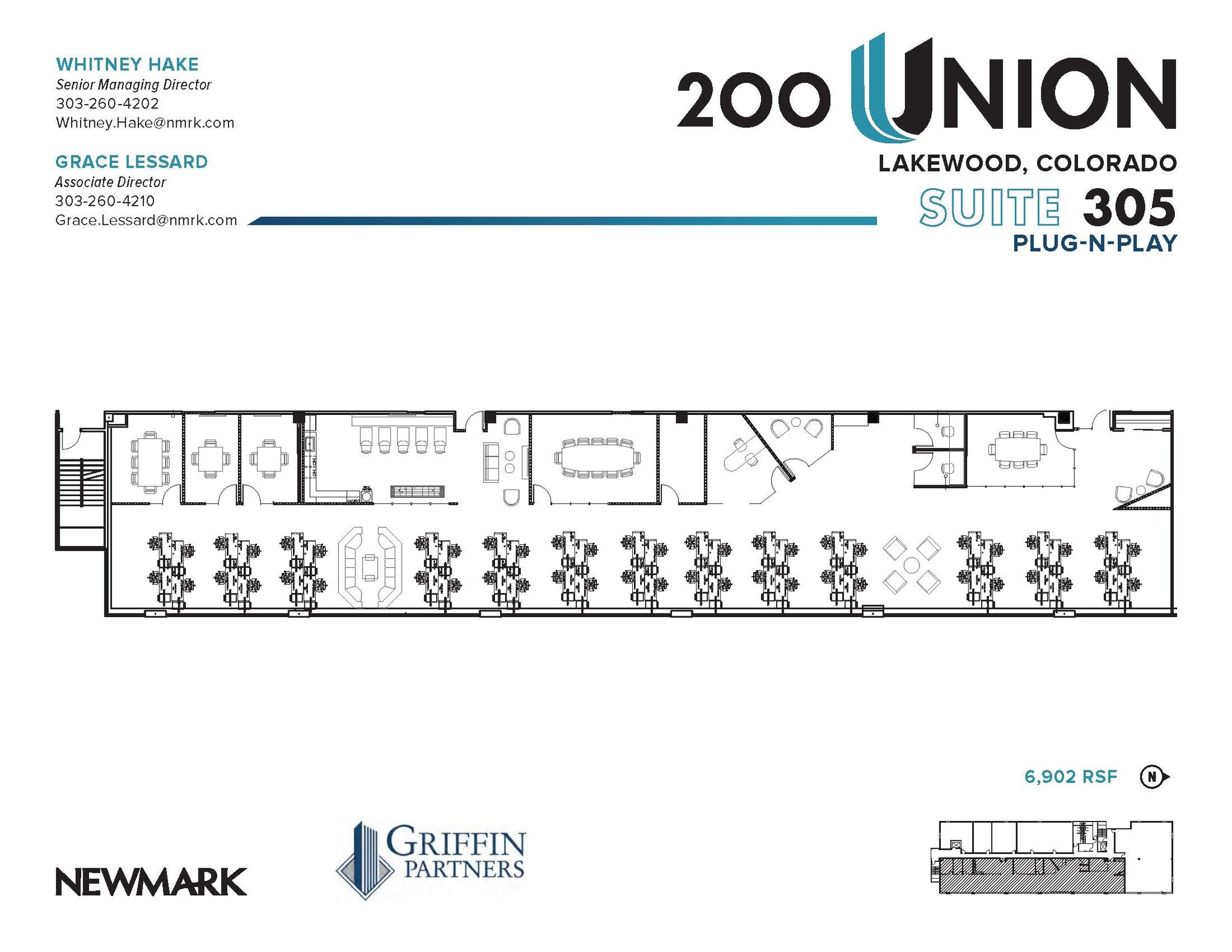 200 Union Blvd, Lakewood, CO à louer Plan d’étage– Image 1 sur 5